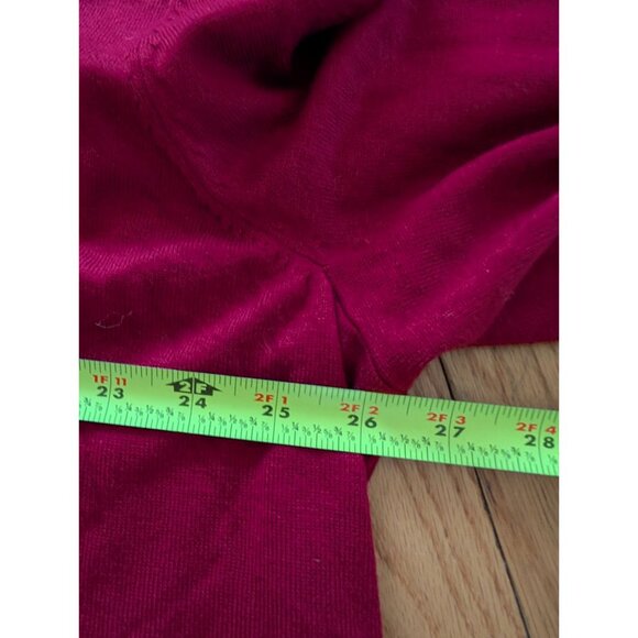 Maggie Barnes Red & White Geometric Print 3X Womens Long Sleeve Top - Picture 8 of 8